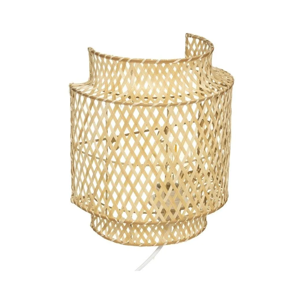 Applique murale en bambou naturel h28cm