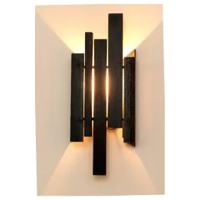Applique murale métal brut