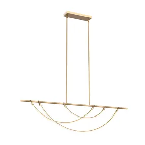 Aryas Suspension lineaire Or DEL INTÉGRÉ - LP317460VB | ALORA