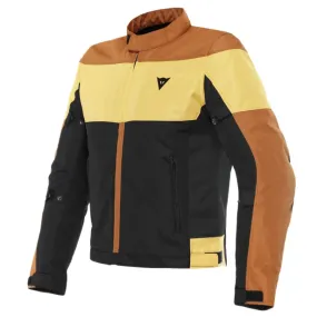 Blouson Dainese Elettrica Air Tex Noir Marron Jaune - Blouson Moto Textile