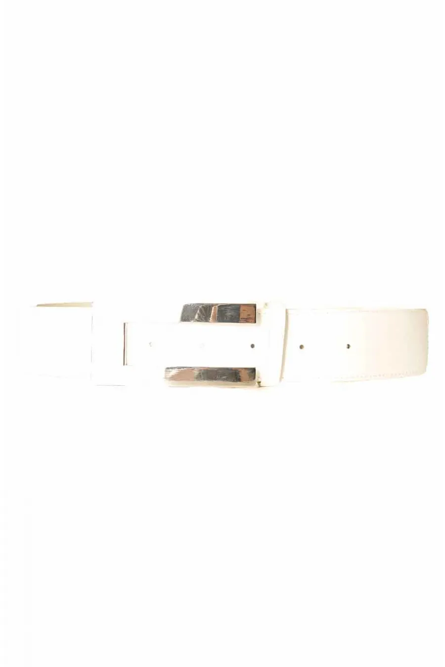 Ceinture Blanche avec boucle rectangulaire CE 502