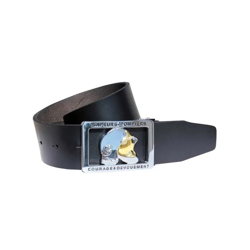CEINTURE CUIR BOUCLE CASQUE F1