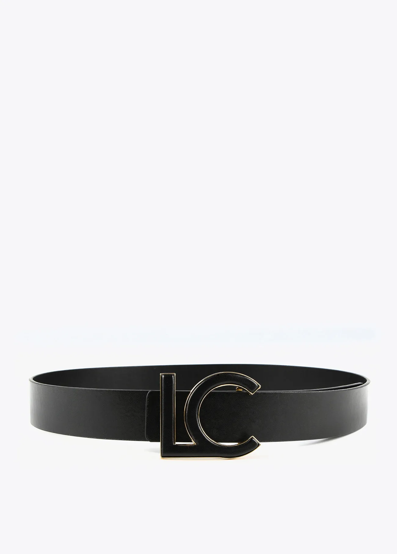 Ceinture similicuir boucle recouverte