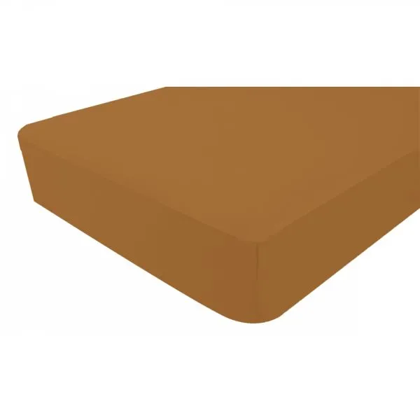 Drap-housse Caramel jersey 60x120 cm