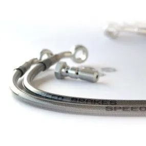 Durite de frein Aviation SPEEDBRAKES carbone/raccord noir - piecemotoquad