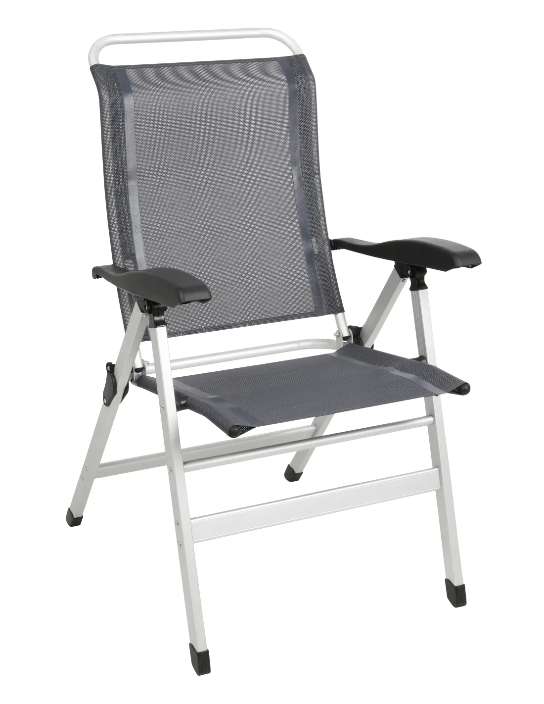 Fauteuil aluminium Confort Gris navy - MIDLAND - - 697027Générique