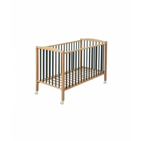 Lit en bois 70x140 cm Arthur Hybride kaki