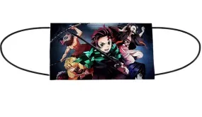Lot de 10 masques jetables demon slayer ado/adulte