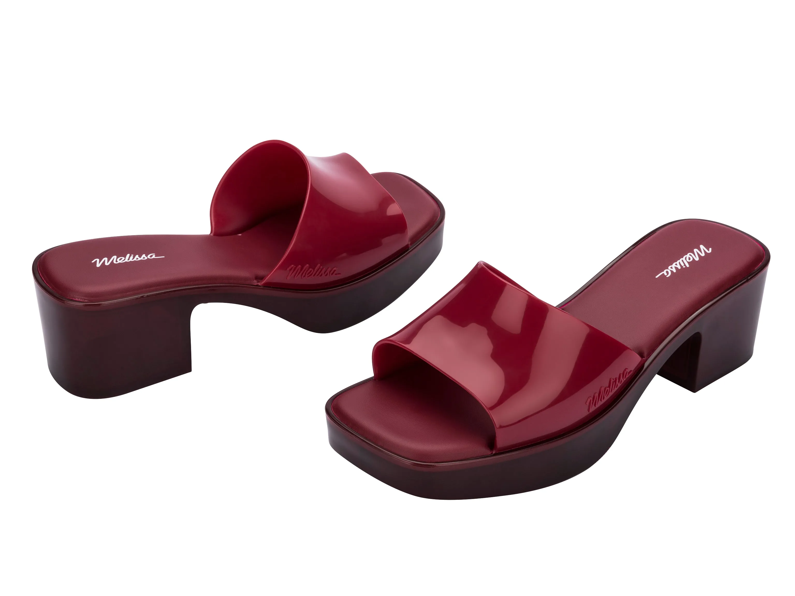 Melissa Shape Mule - Rouge