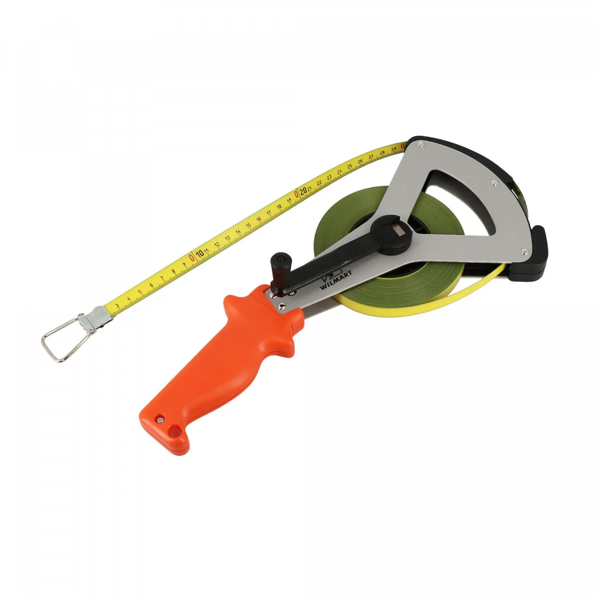 Mesure roulante classe II 50m x 13mm étrier Y aluminium - Wilmart 