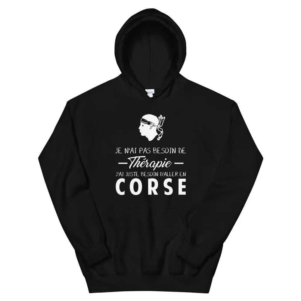 Pas besoin de Thérapie Corrèze  - Sweatshirt à capuche