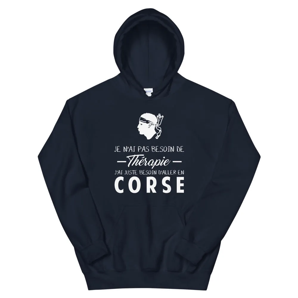 Pas besoin de Thérapie Corrèze  - Sweatshirt à capuche