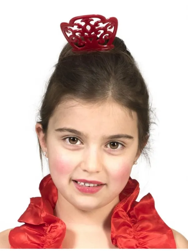 Peigne espagnol rouge