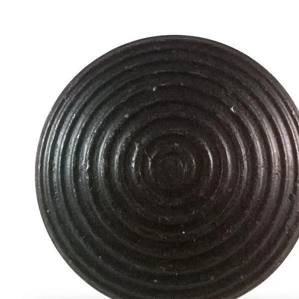 Plot podotactile en acier zingué noir antico à coller - par 250