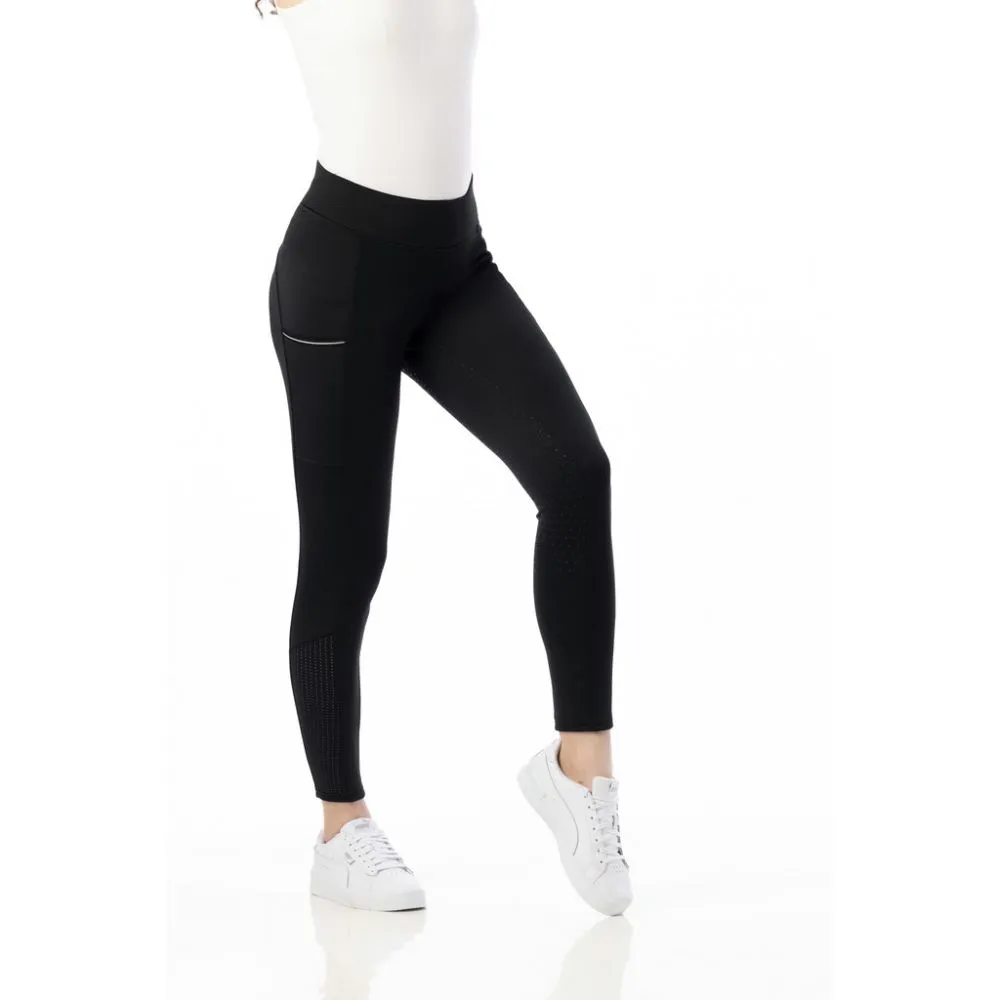 Pull-on EQUITHÈME Brigitte fond silicone Noir - Femme - Selleriedurouergue