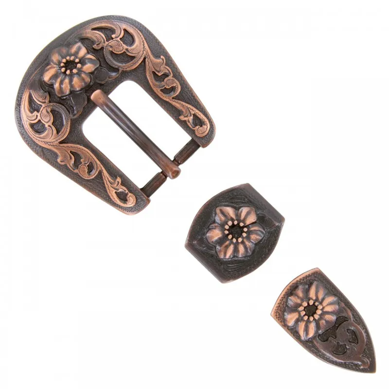 SET DE BOUCLE WESTERN FLORAL
