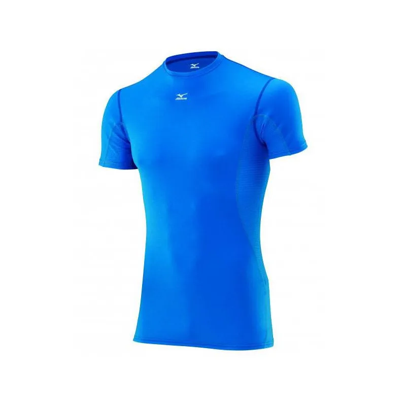 Sou-vêtement technique homme Mizuno Middle Weight T-shirt manches courtes blue