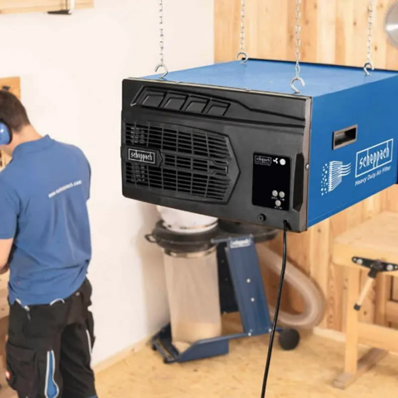 Système de filtration d'air SCHEPPACH HDA14 - capacité 740m/h - 3 vitesses
