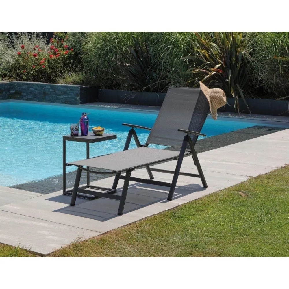 Transat pliant en aluminium ciro