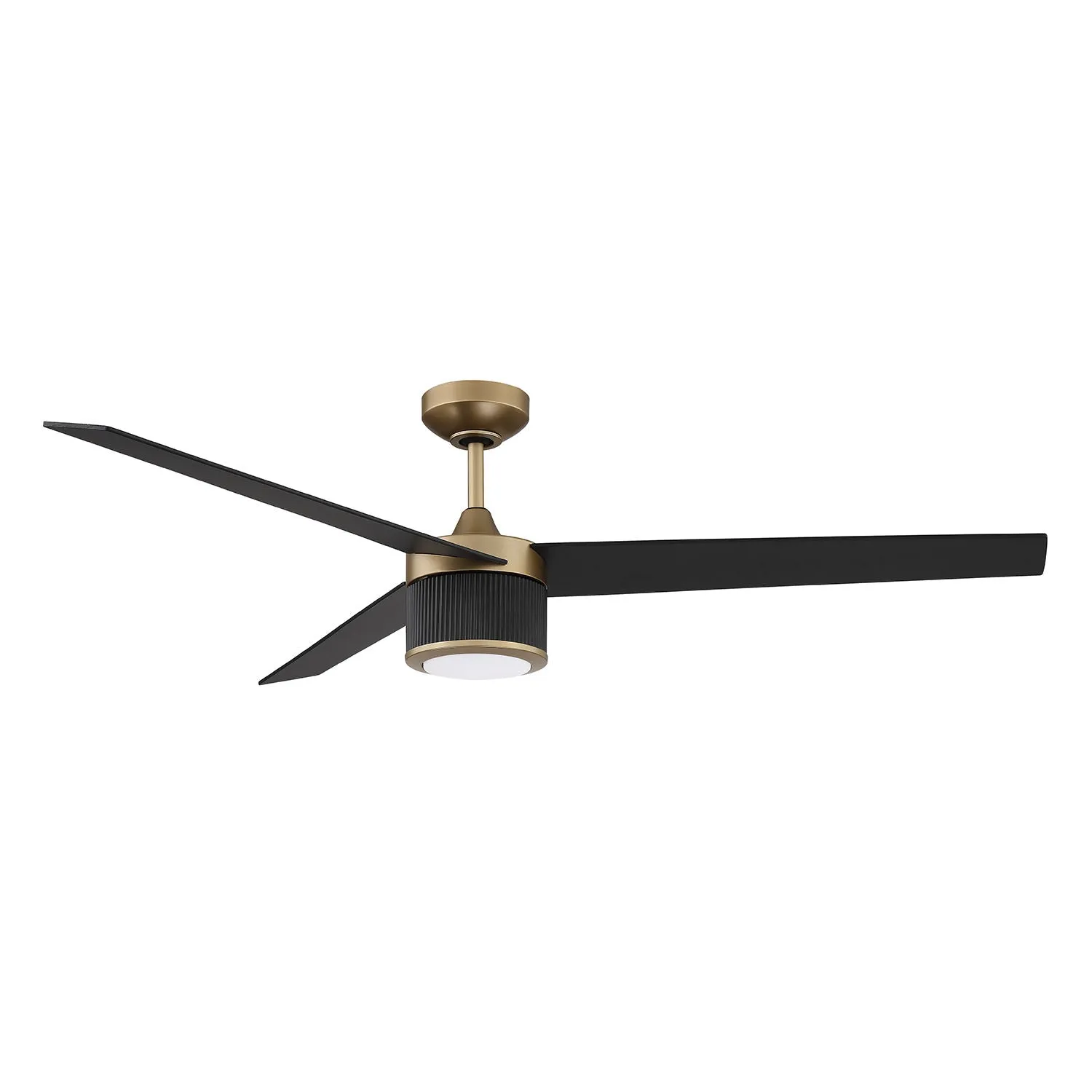 TRILON Ventilateur Or, Noir DEL INTÉGRÉ - AC22656-OCB/BLK | KENDAL