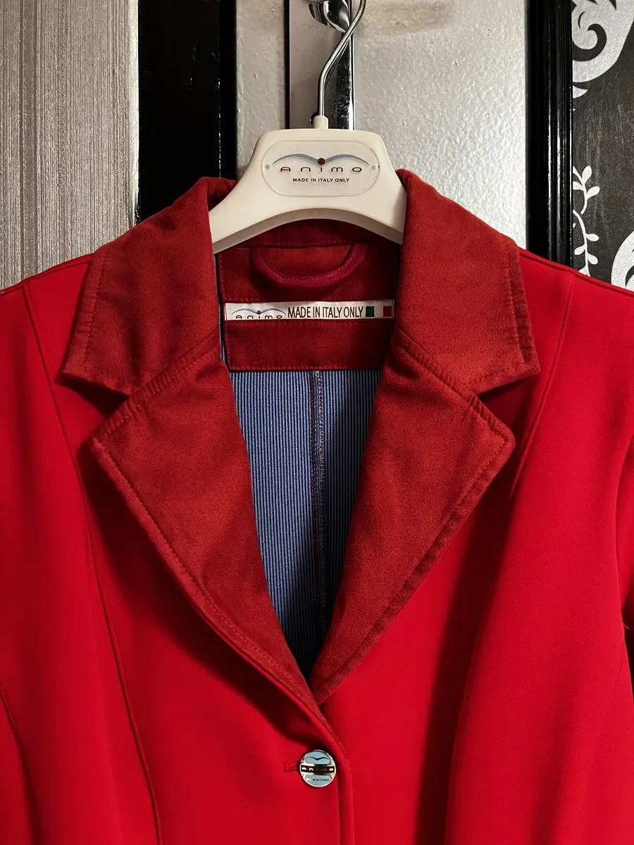 Veste de concours rouge animo