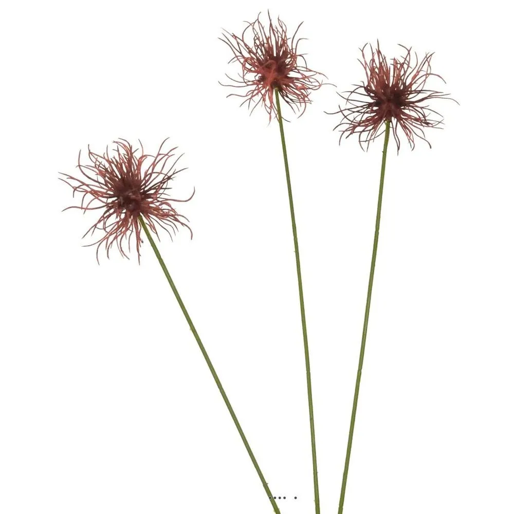 Xanthium artificiel h64cm rouge rouge